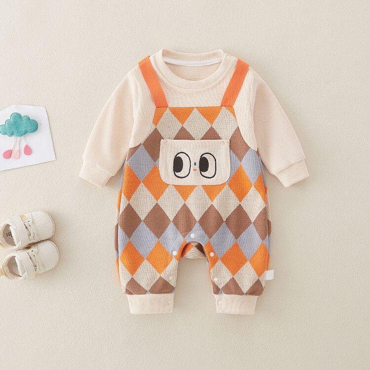 Peekaboo Argyle Romper - Image 2