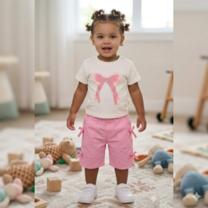 Pink Sparkle Bow Play Set