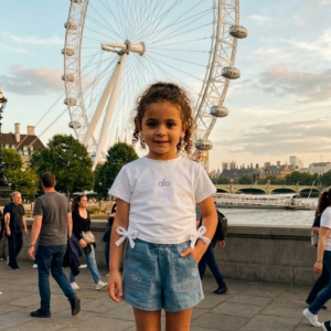 City Chic Denim Bow Set