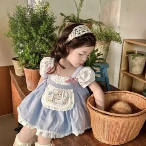 Vintage Bunny Apron Dress