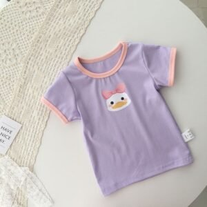 Sweet Bow Duck Contrast Tee