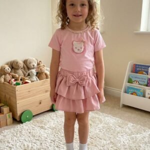 Blush Kitty Ruffle Set