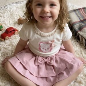 Blush Kitty Ruffle Set