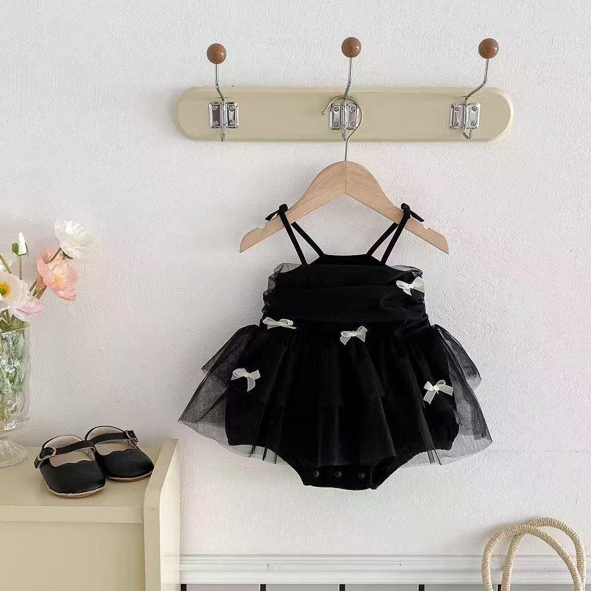 Midnight Bow Tulle Dress - Image 2