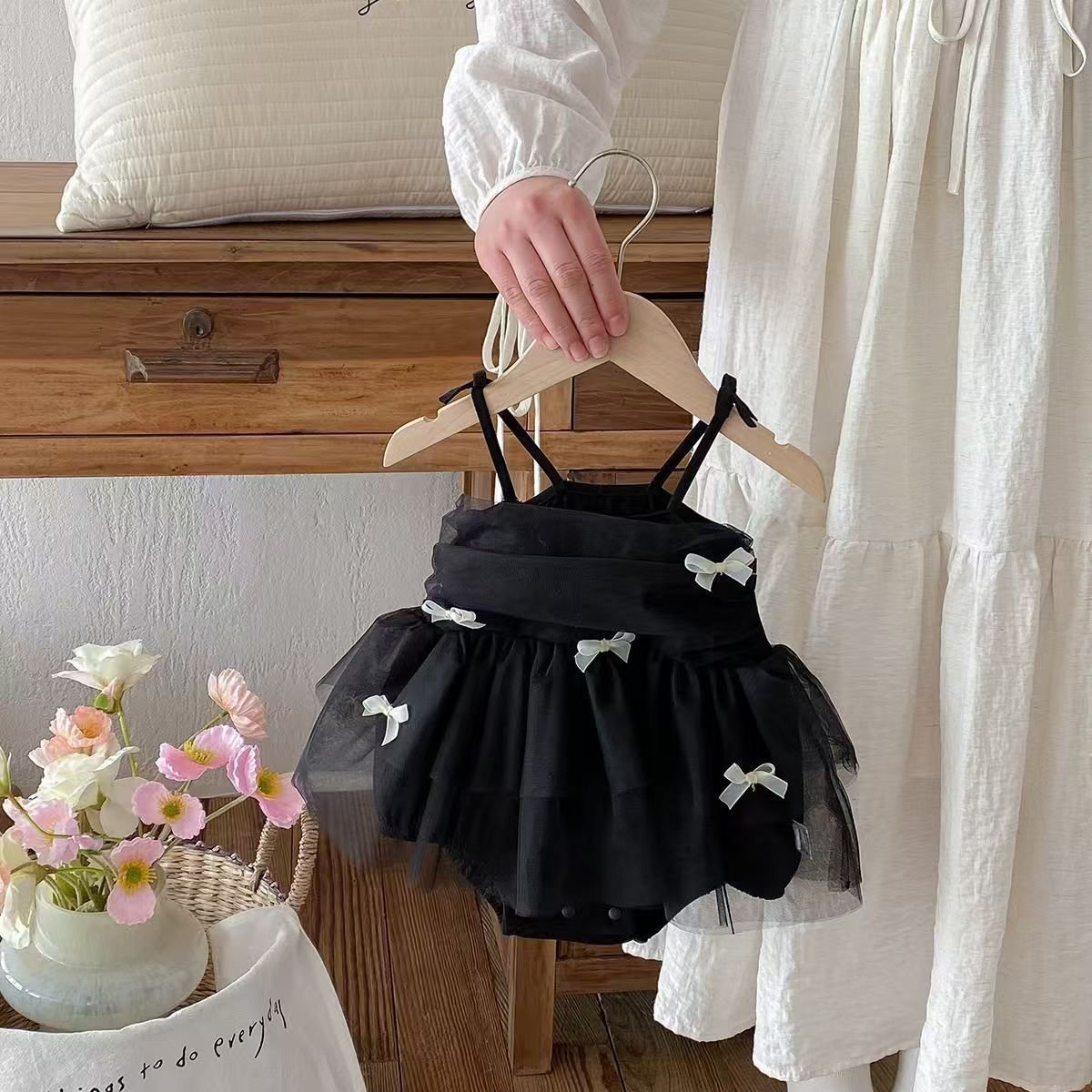 Midnight Bow Tulle Dress - Image 4