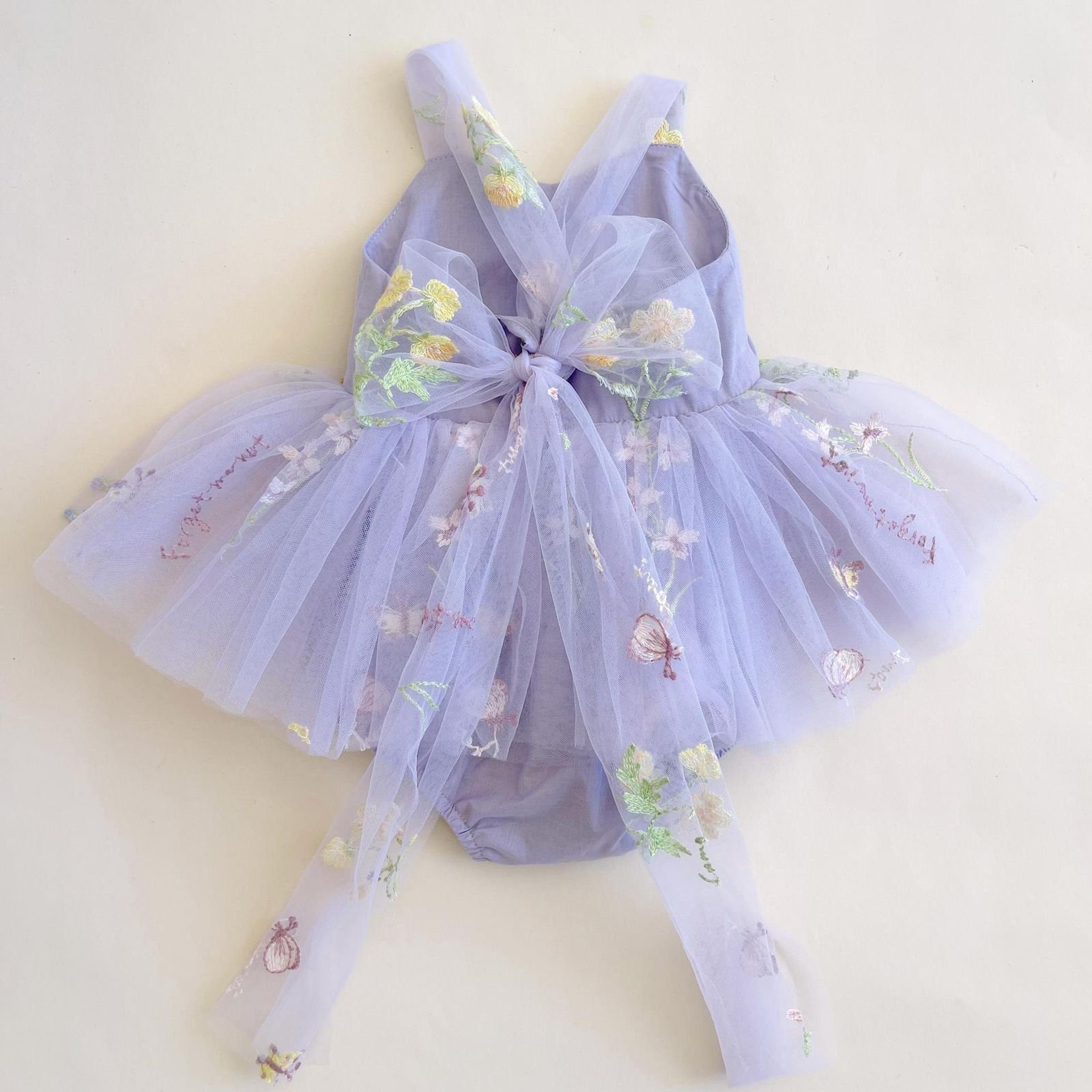 Lavender Garden Tulle Romper - Image 4