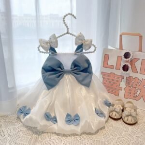 Sky Bow Princess Dress