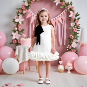 Elegant Bow Princess Dress