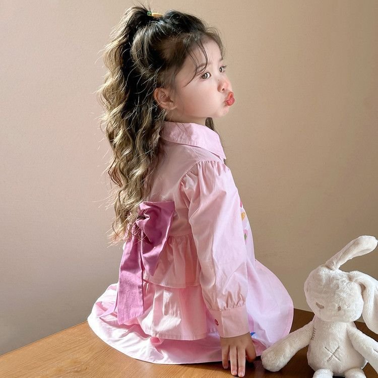 Pink Carnival Shirt Dress - Image 3