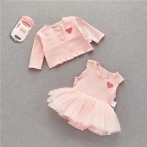Blush Heart Tutu Romper