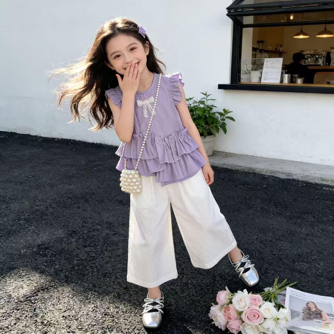 Lavender Chic Ruffle Set