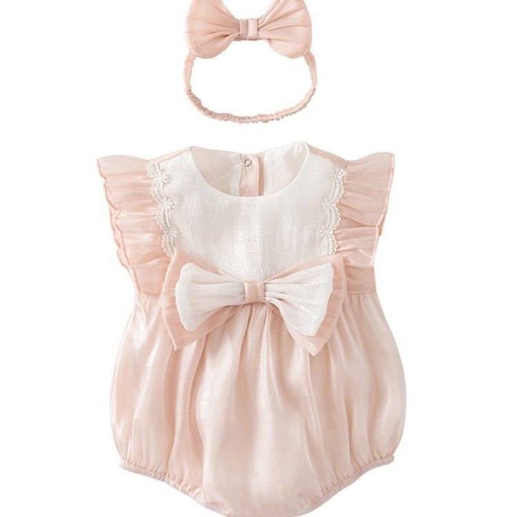 Blush Lace Bow Bubble Set - Image 2