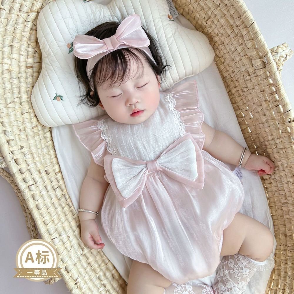 Blush Lace Bow Bubble Set - Image 5