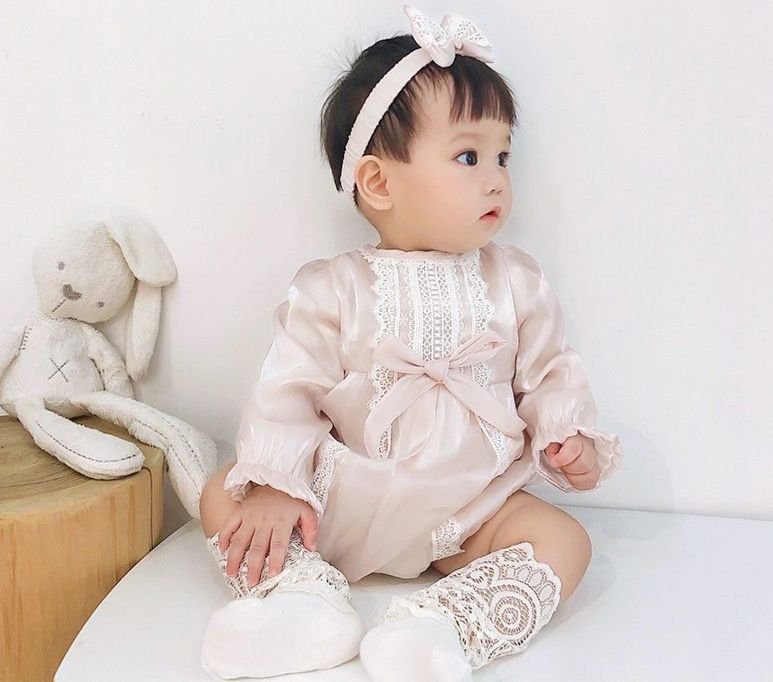 Heirloom Lace Romper set - Image 2