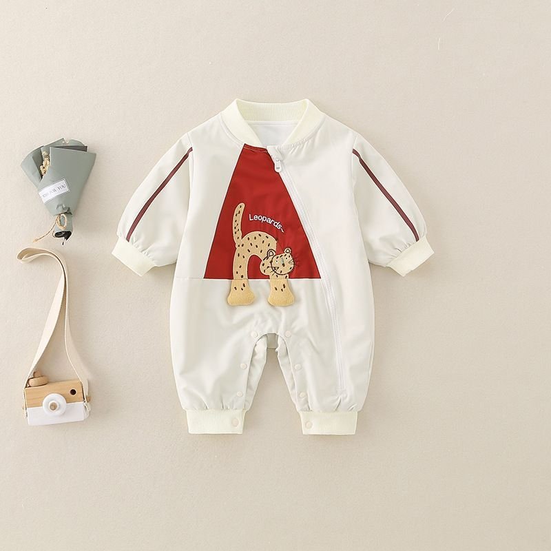 Safari leperd Zip Romper - Image 3