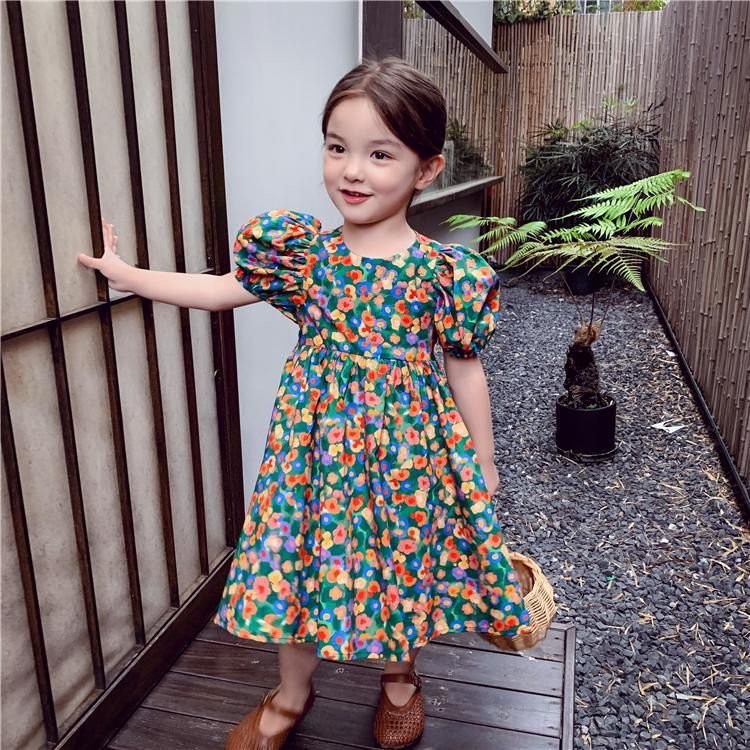 Meadow Bloom Puff Dress - Image 4