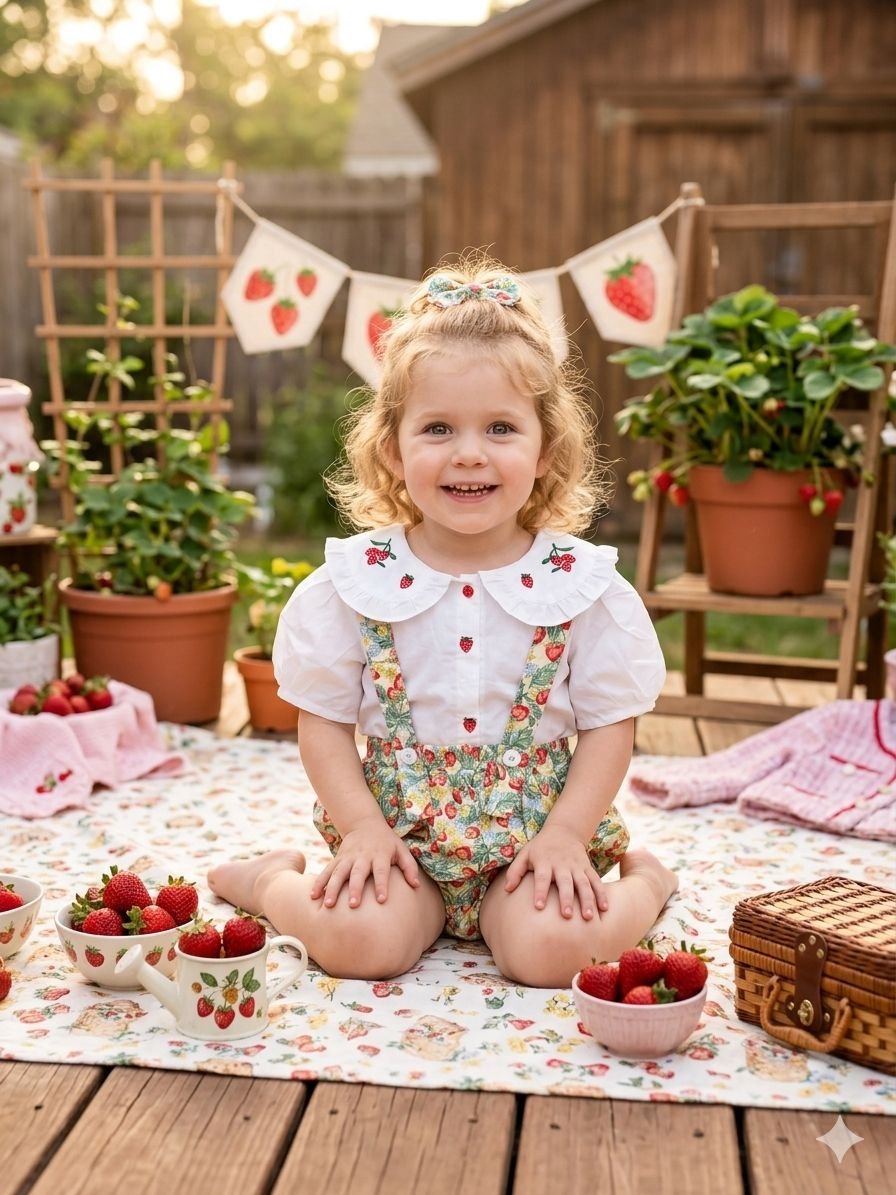 Strawberry Patch Picnic Set
