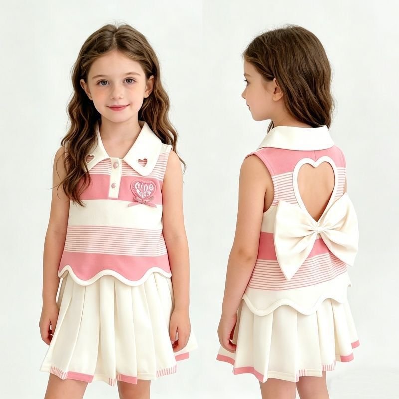 Blush Heart Preppy Dress