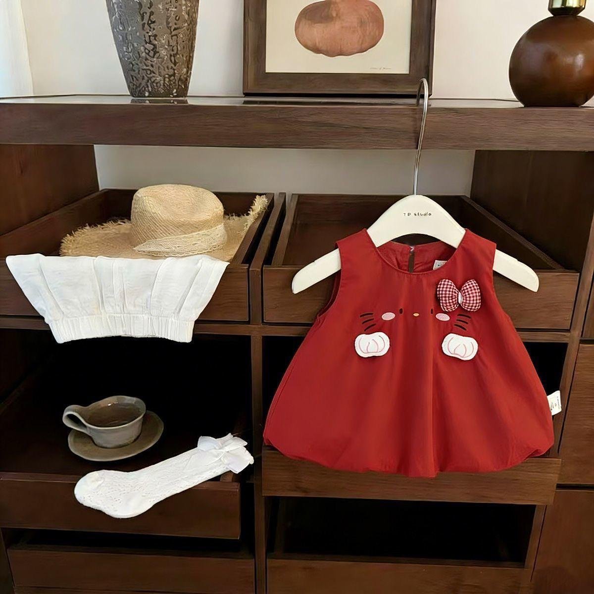 Cherry Cat Bubble Dress - Image 4