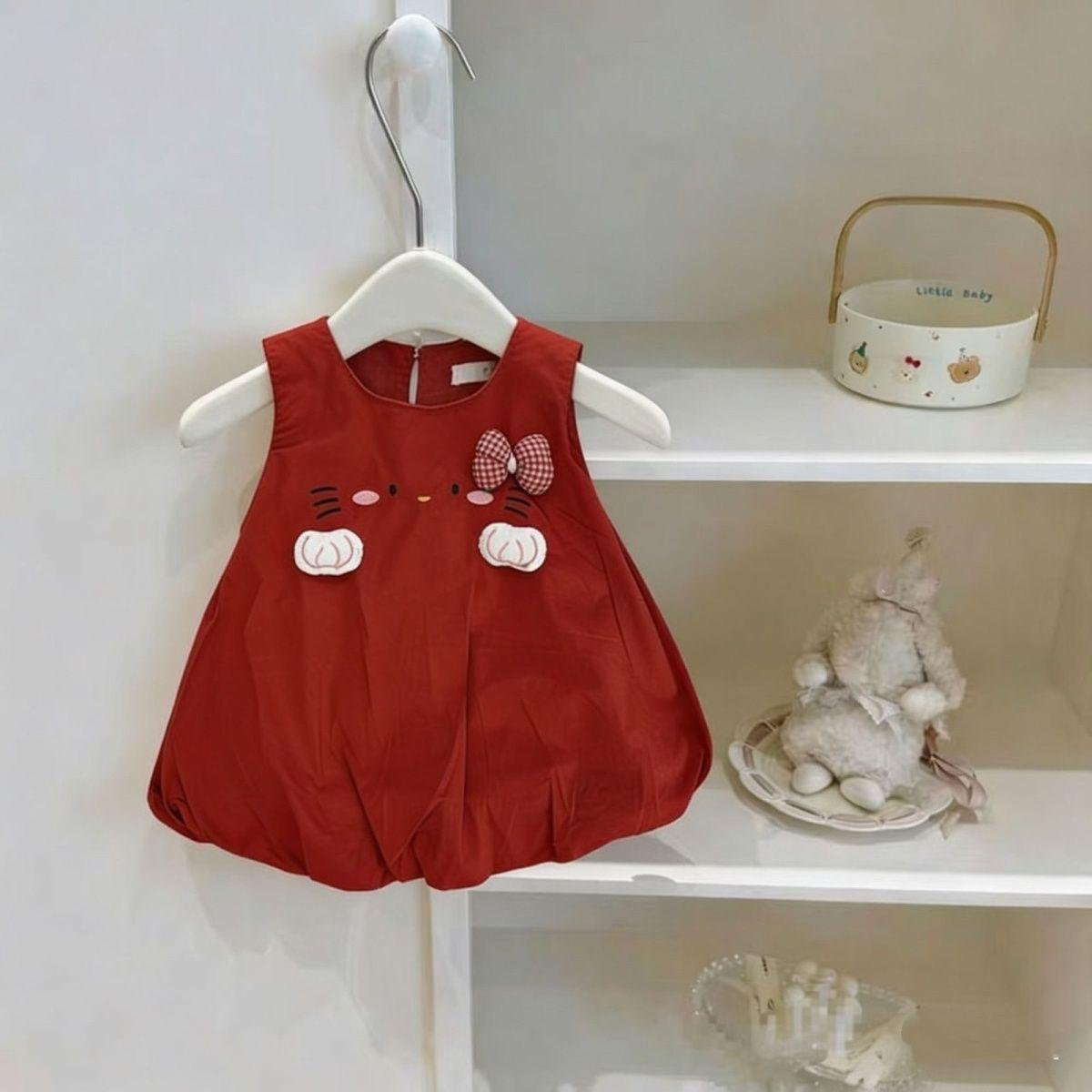 Cherry Cat Bubble Dress - Image 3