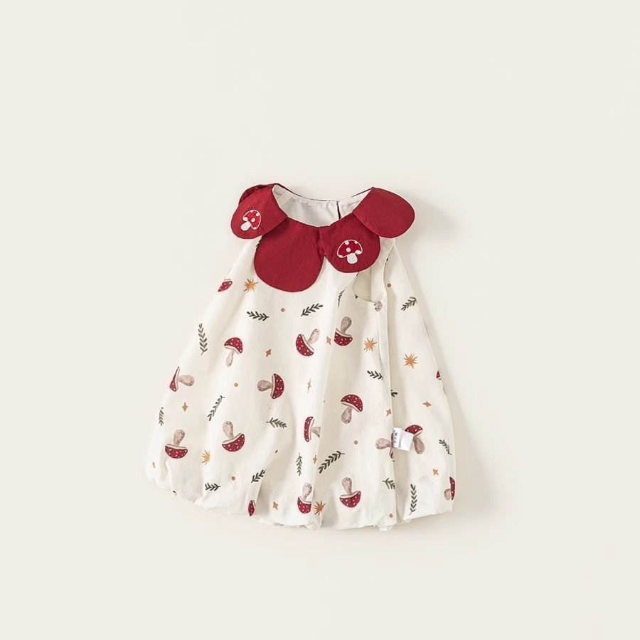 Woodland Mushroom Charm Dress - Image 4