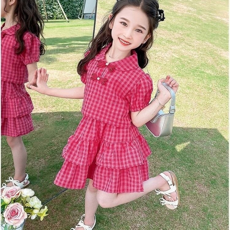 Pink 2pc Set with bow - Image 7