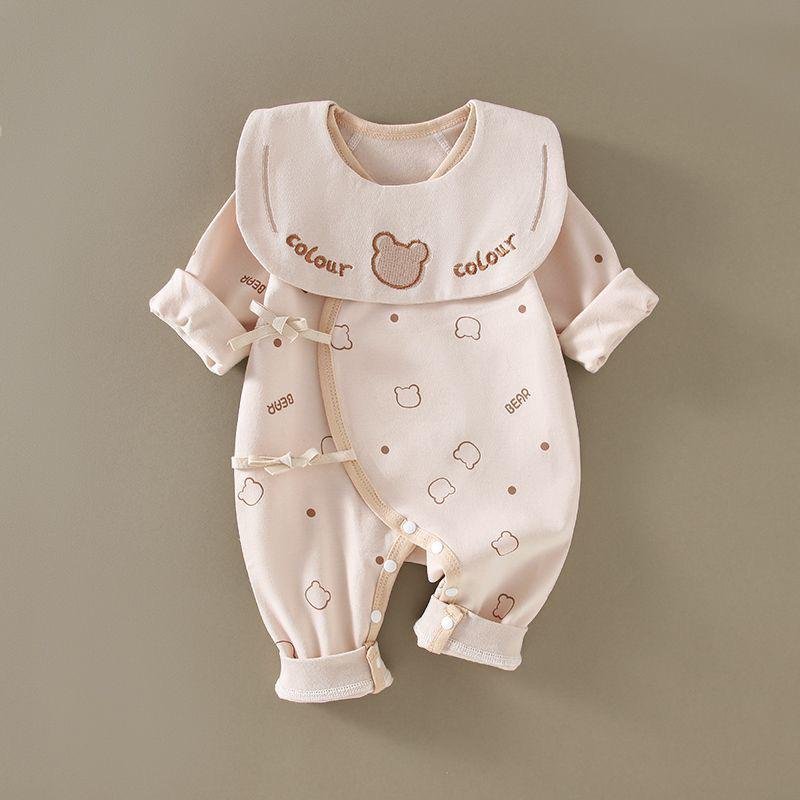 Cozy Bear Baby Romper Set