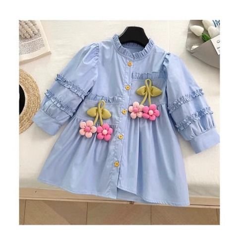 Blue Blossom Charm Dress