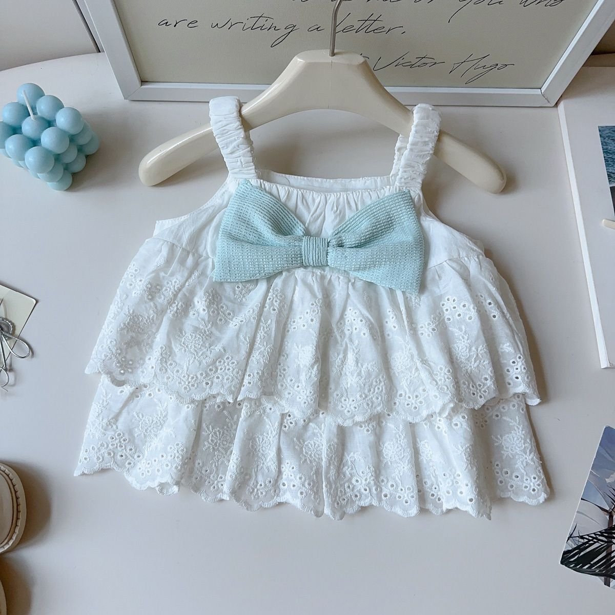 Mint Breeze Lace Ruffle Set - Image 4