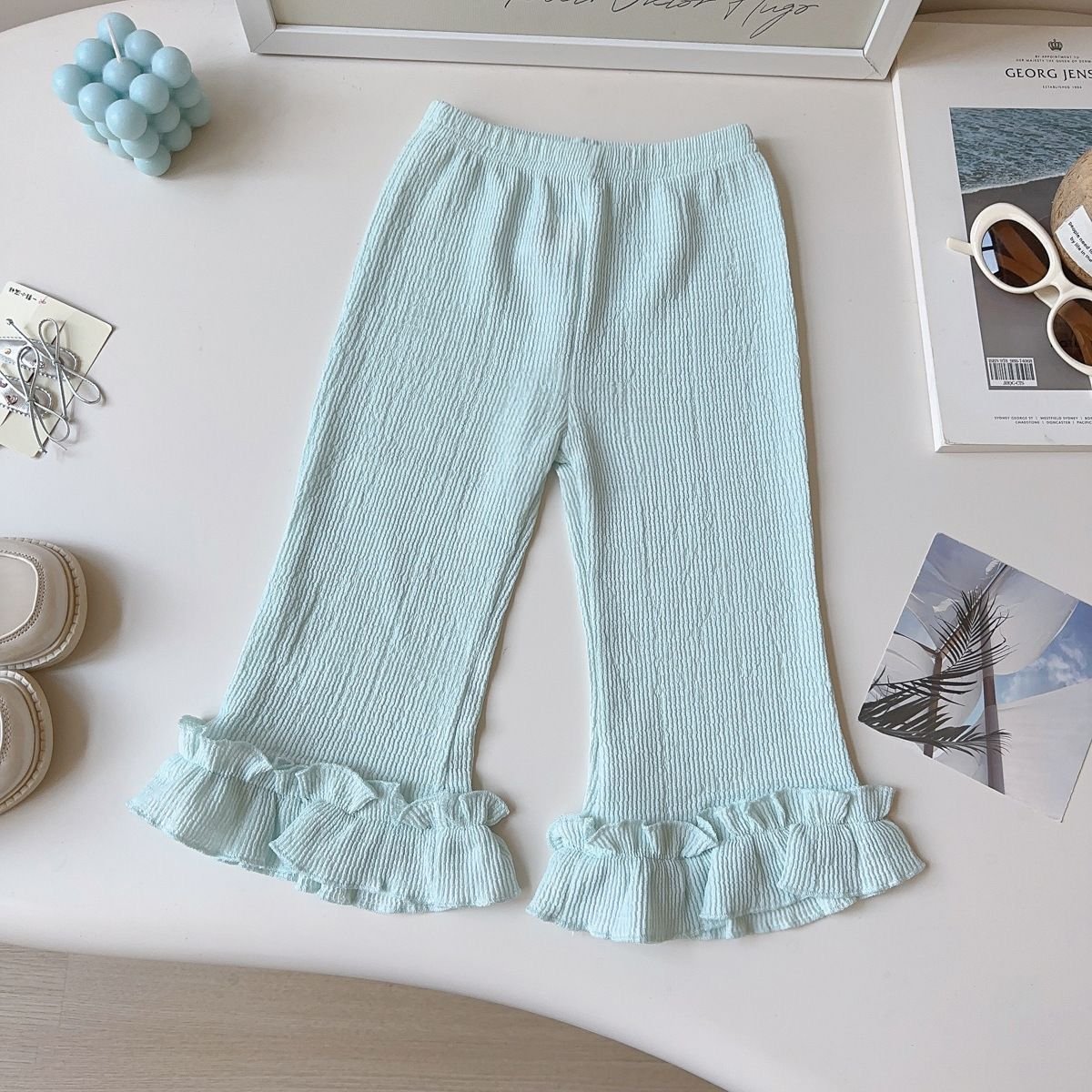 Mint Breeze Lace Ruffle Set - Image 3