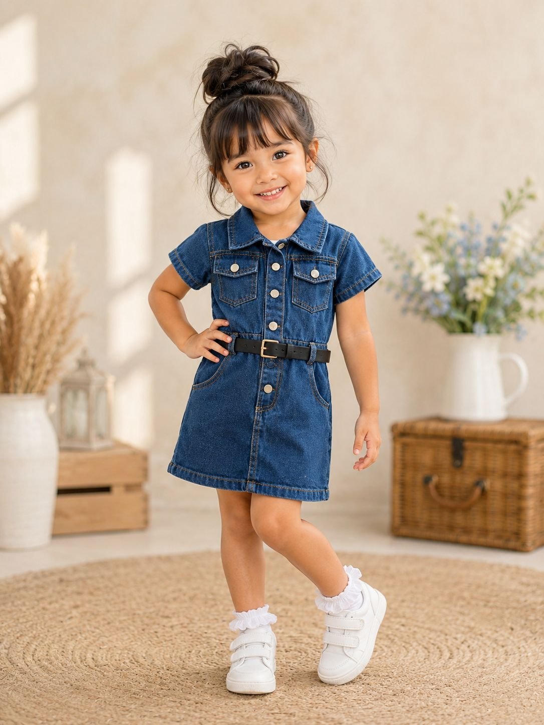 Denim Star Dress