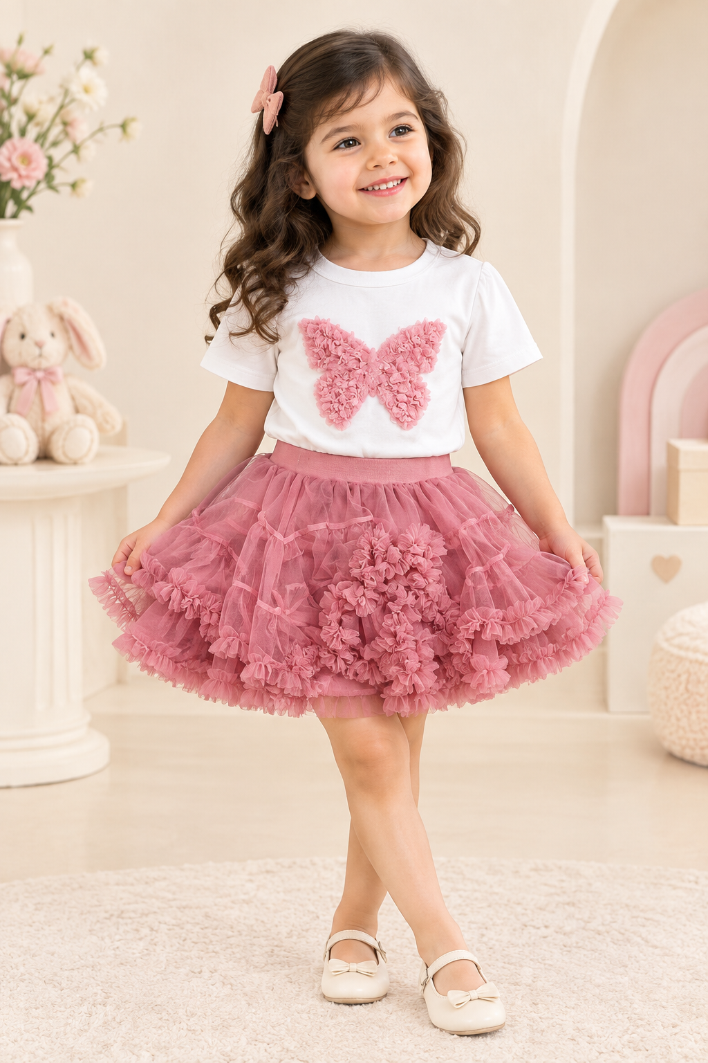 Pink Butterfly Dream Tutu Set - Image 3