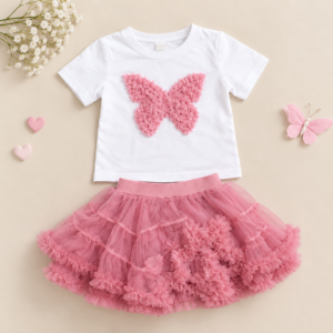 Pink Butterfly Dream Tutu Set