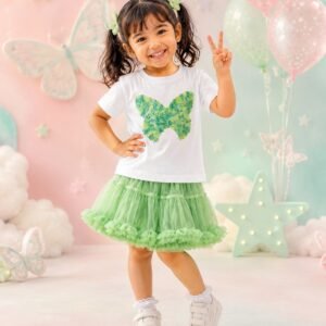 mint butterfly dream tutu set