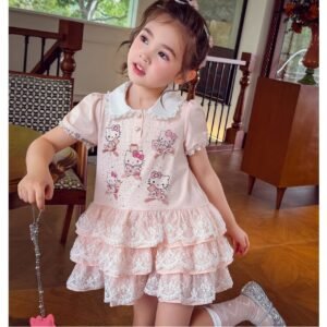 Kitty Blossom Lace Party Dress