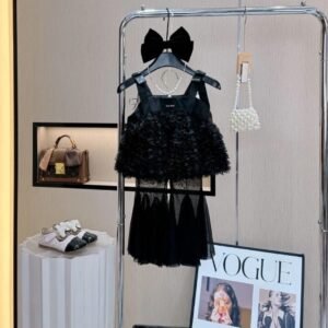 Midnight Princess Tulle Party Dress Set
