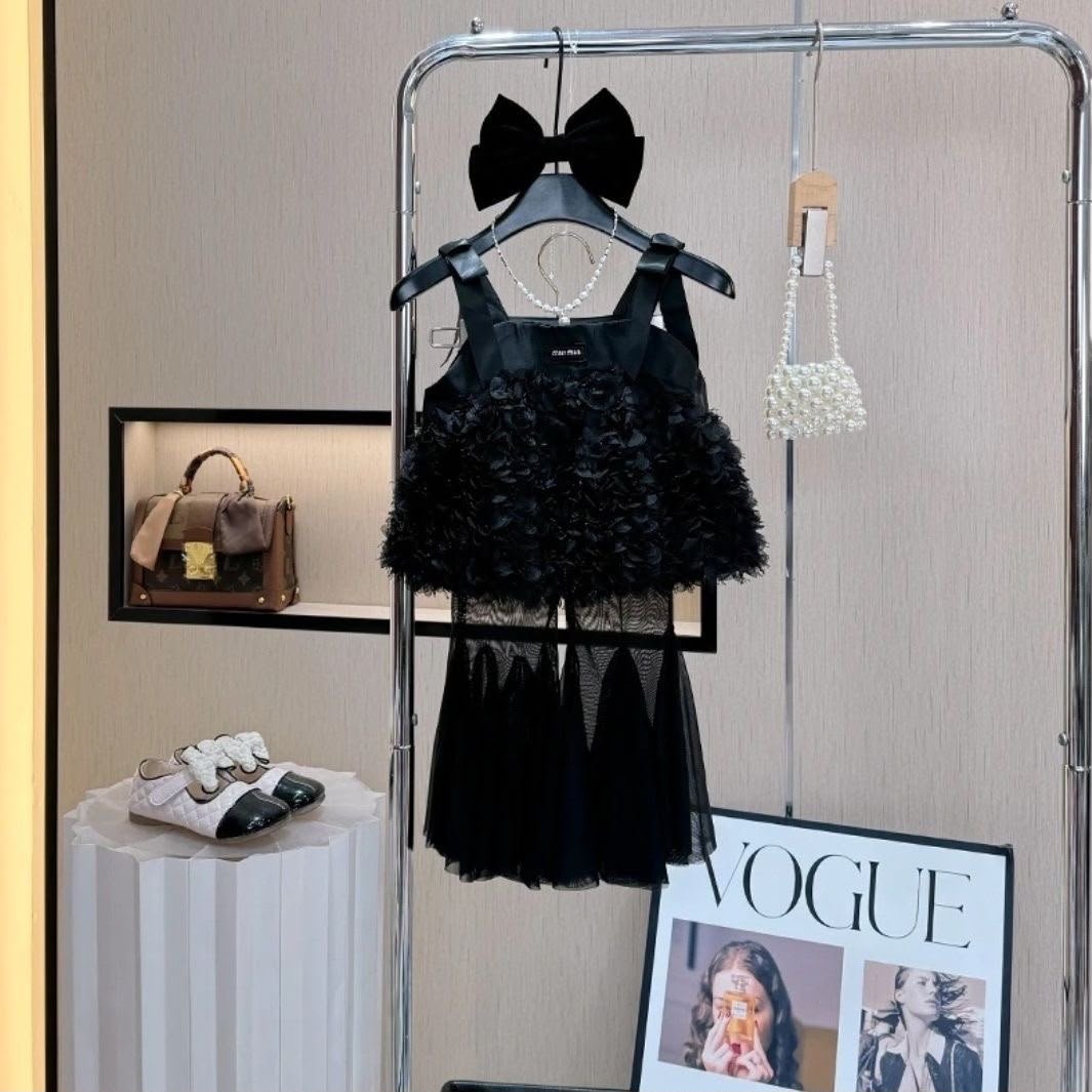 Midnight Princess Tulle Party Dress Set