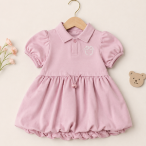 Elara Petal Polo Dress