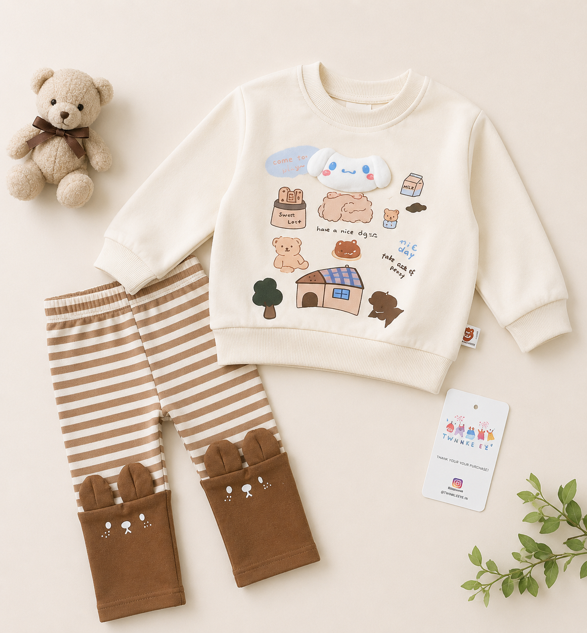 Cozy Bear Story Co-Ord Set