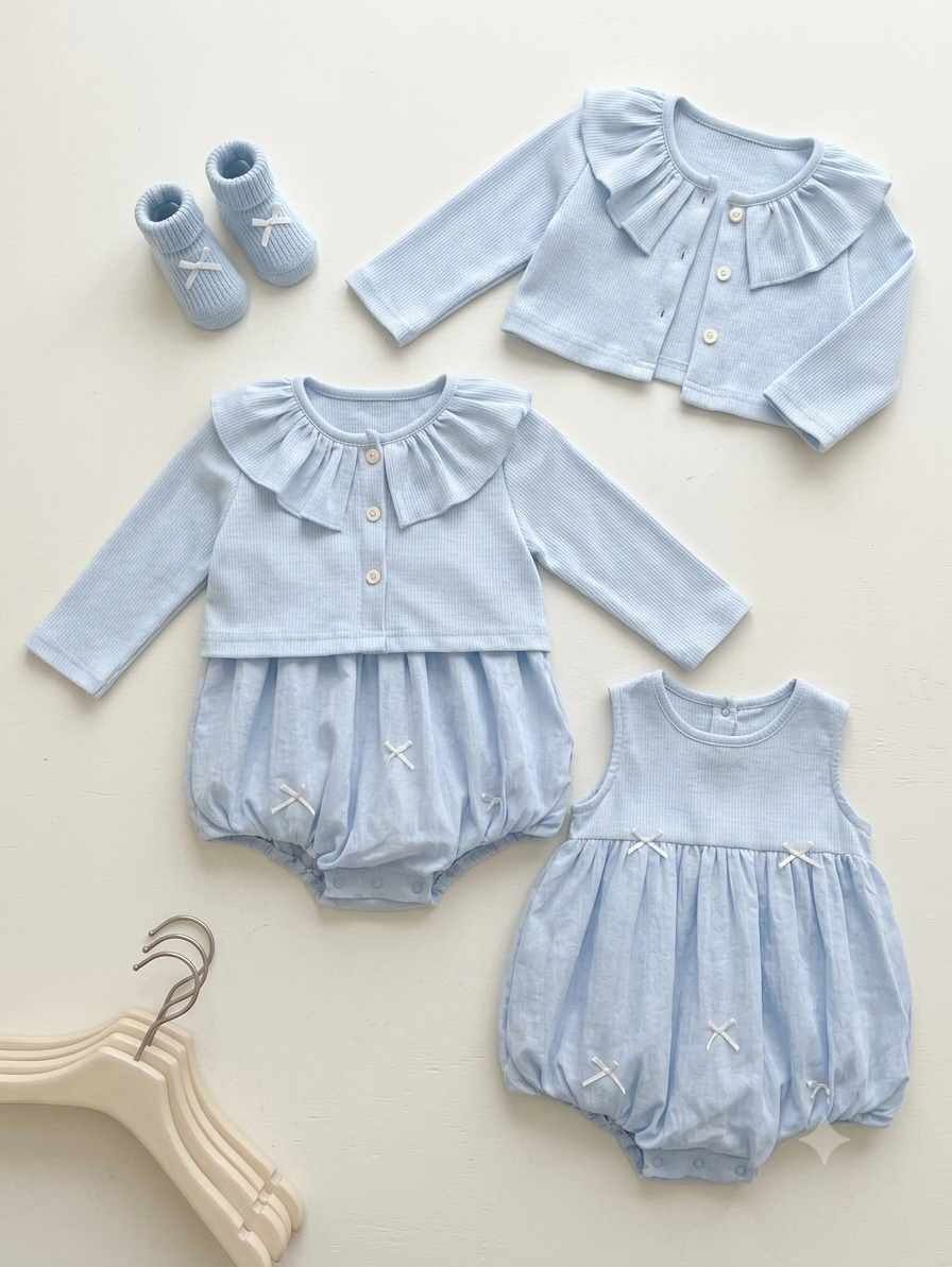 Skybell Bow Romper Set - Image 7