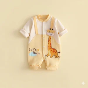 Sunny Giraffe Adventure Romper