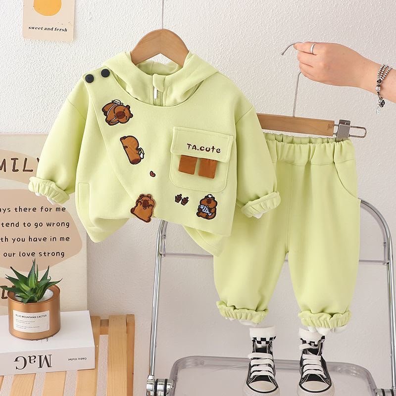 Cozy Bear Hoodie Set