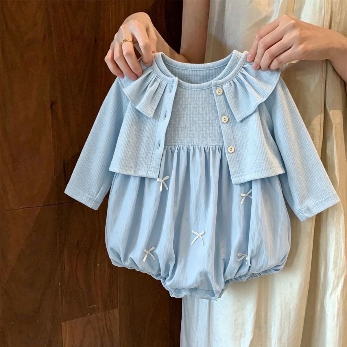 Skybell Bow Romper Set - Image 5