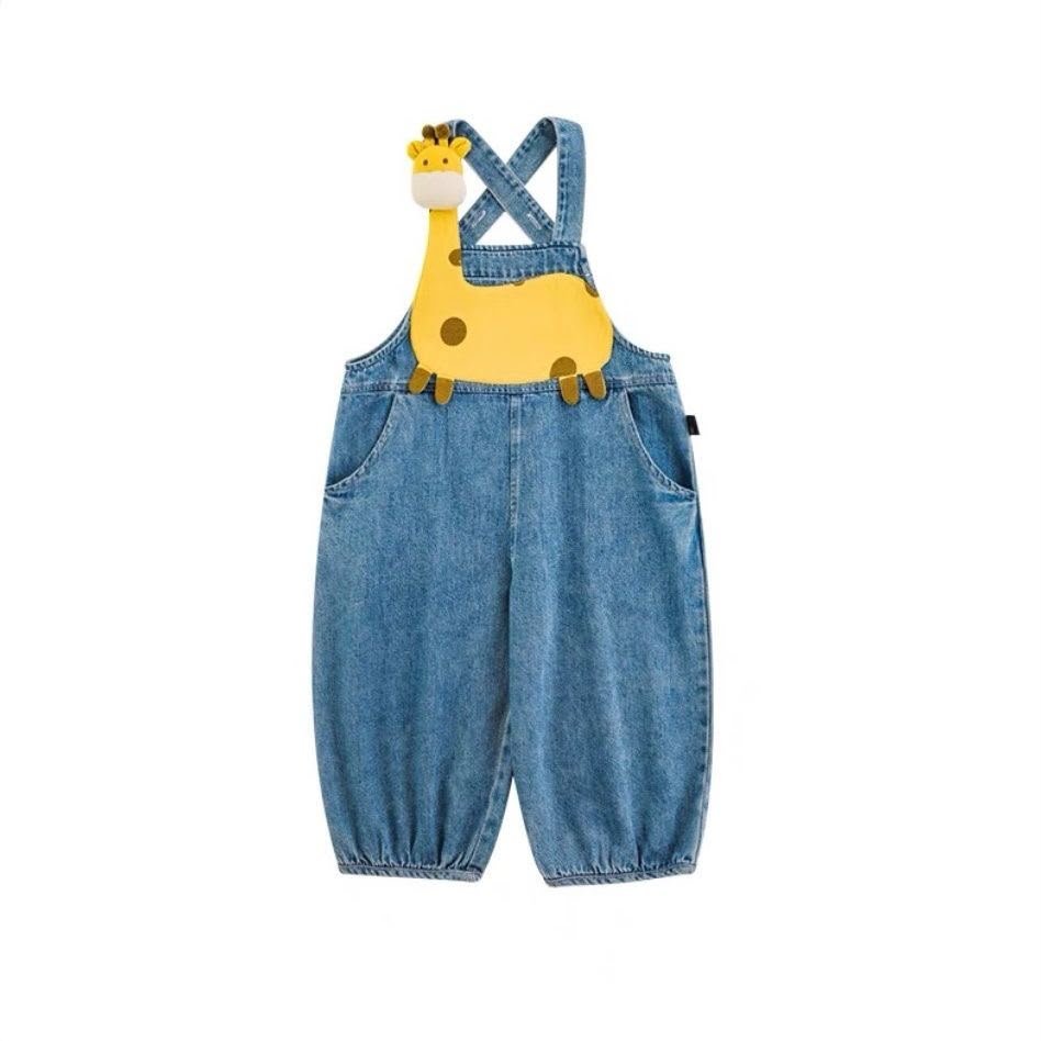 Playful Spots Giraffe Dungaree 2-Piece Set - Image 2