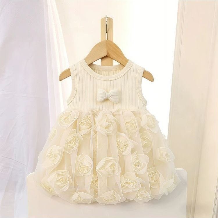 Ivory Rosecloud Dress - Image 4