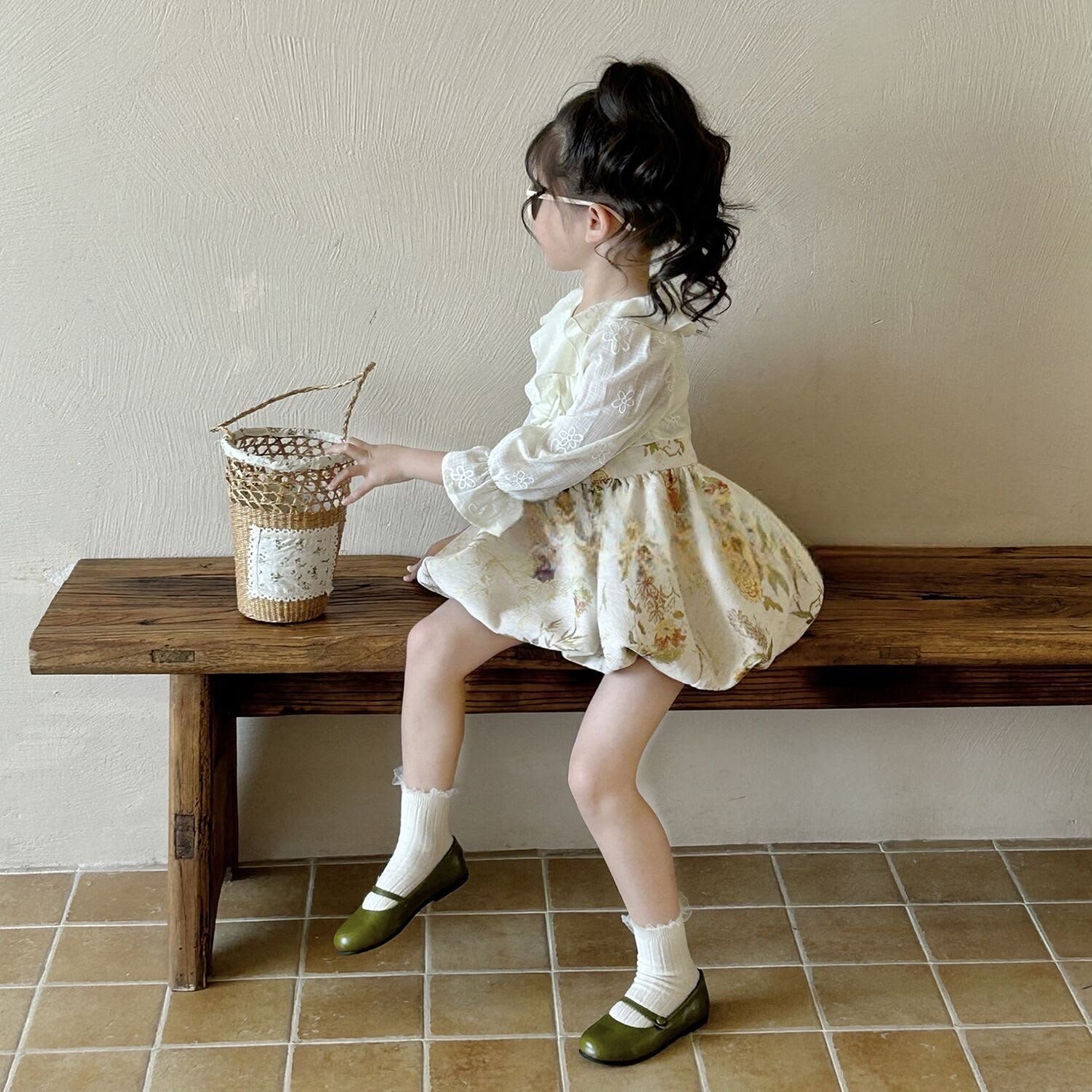 Blossom Grace Floral Frock - Image 6