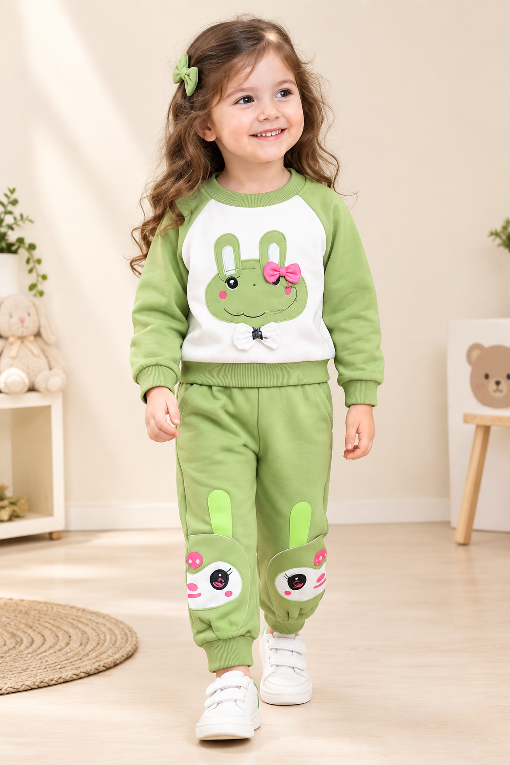Sage Green Bunny Comfort Set - Image 2