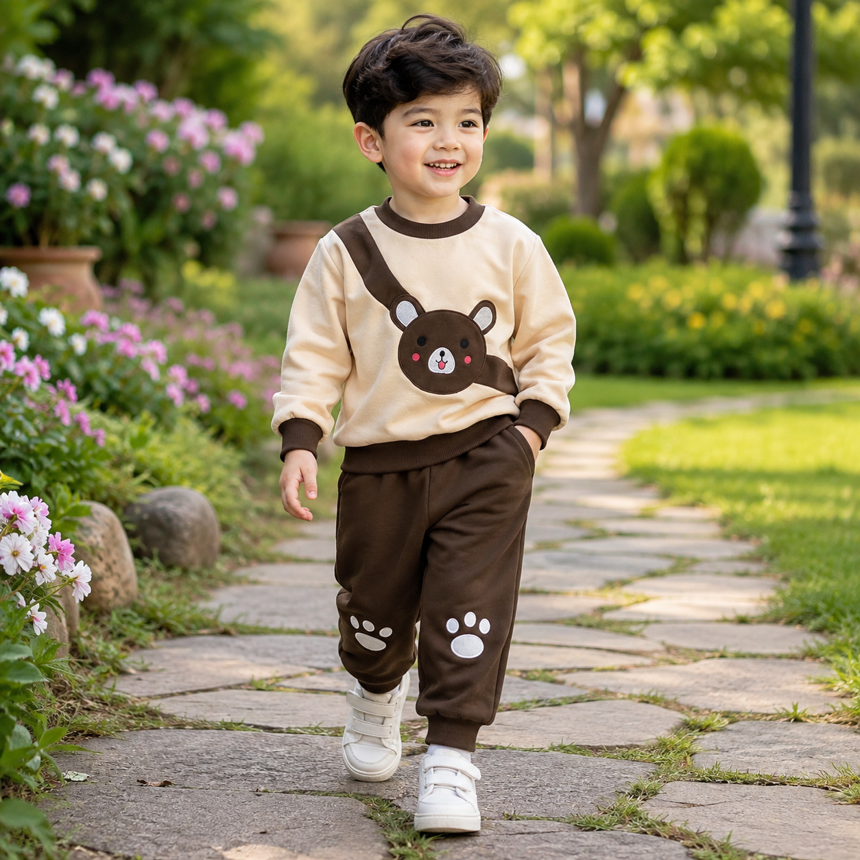 Cocoa Bear Cozy Set - Image 3