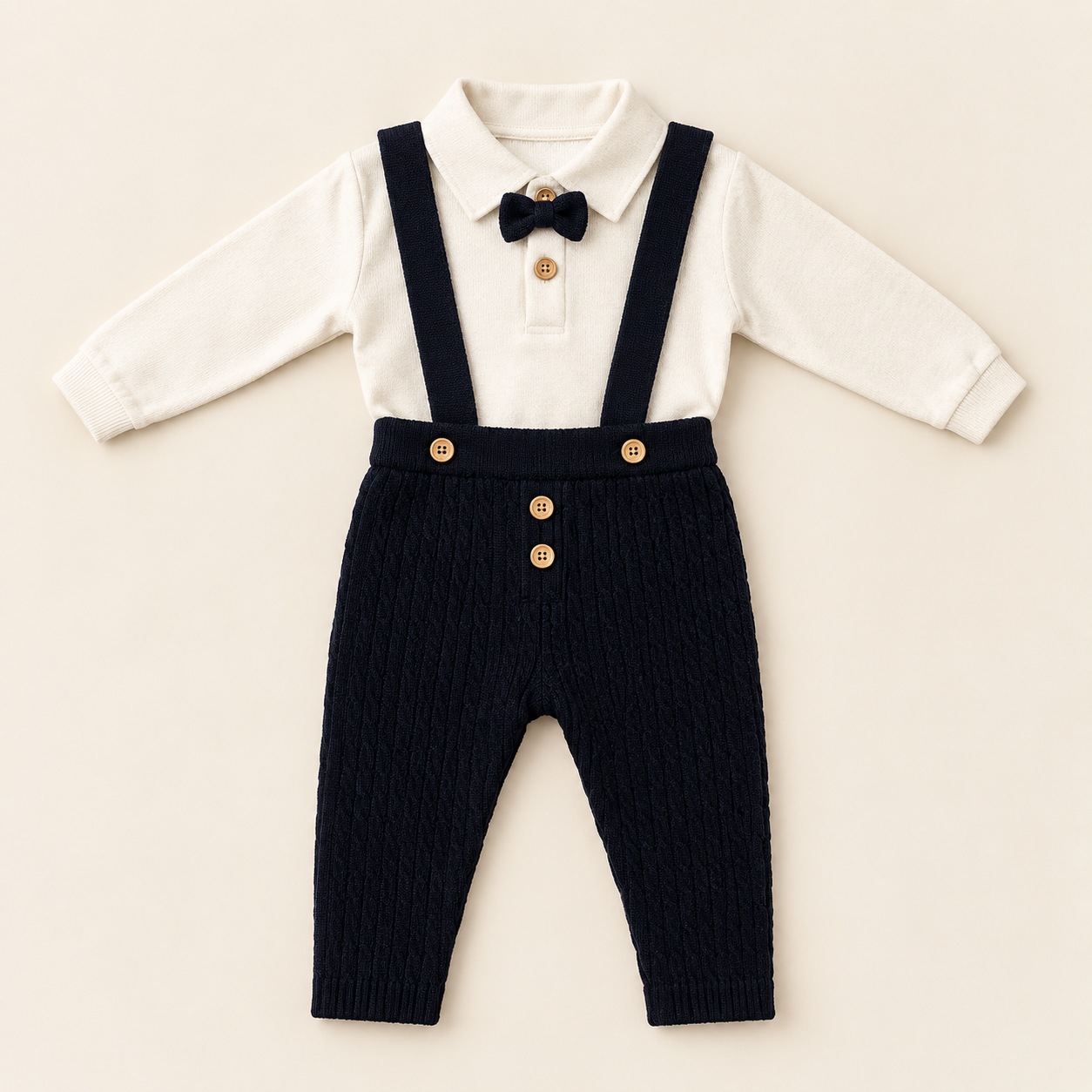 Black Set with Bow Tie
