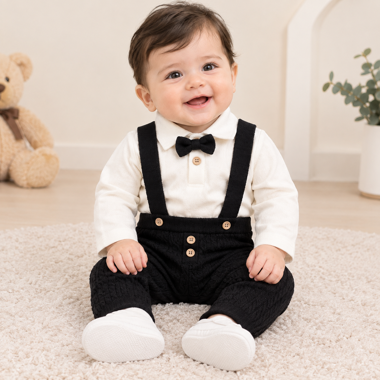 Black Set with Bow Tie - Image 3